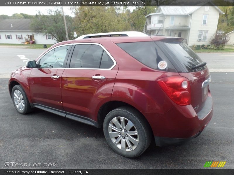Cardinal Red Metallic / Jet Black/Light Titanium 2010 Chevrolet Equinox LTZ AWD