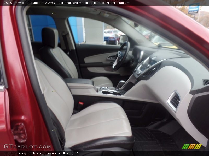 Cardinal Red Metallic / Jet Black/Light Titanium 2010 Chevrolet Equinox LTZ AWD