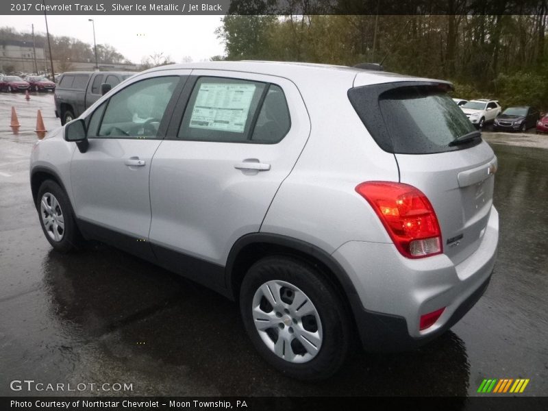 Silver Ice Metallic / Jet Black 2017 Chevrolet Trax LS