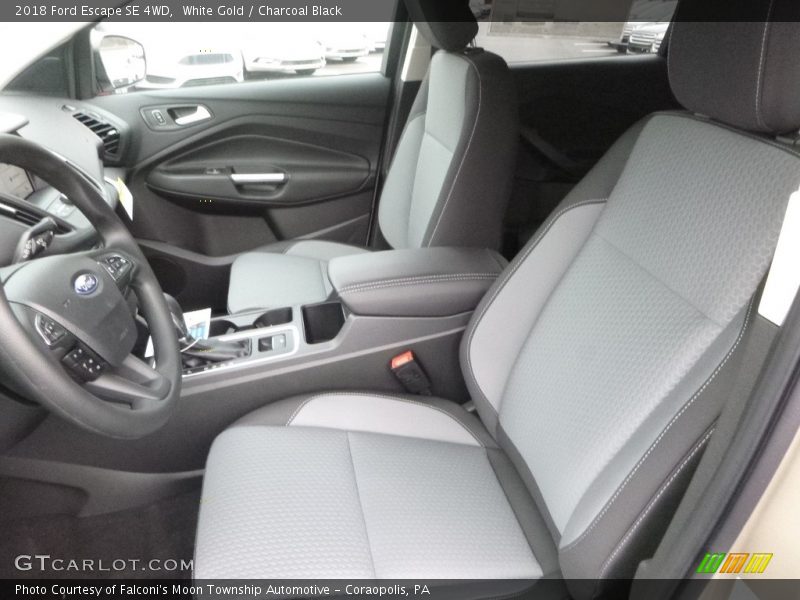White Gold / Charcoal Black 2018 Ford Escape SE 4WD