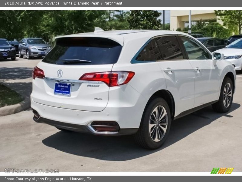 White Diamond Pearl / Parchment 2018 Acura RDX AWD Advance