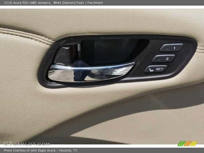 White Diamond Pearl / Parchment 2018 Acura RDX AWD Advance