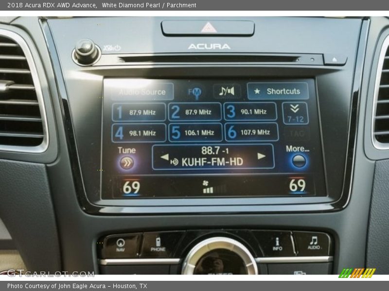 White Diamond Pearl / Parchment 2018 Acura RDX AWD Advance