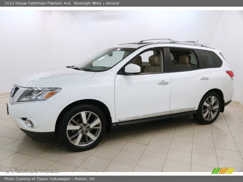 Moonlight White / Almond 2013 Nissan Pathfinder Platinum 4x4