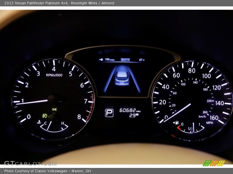 Moonlight White / Almond 2013 Nissan Pathfinder Platinum 4x4