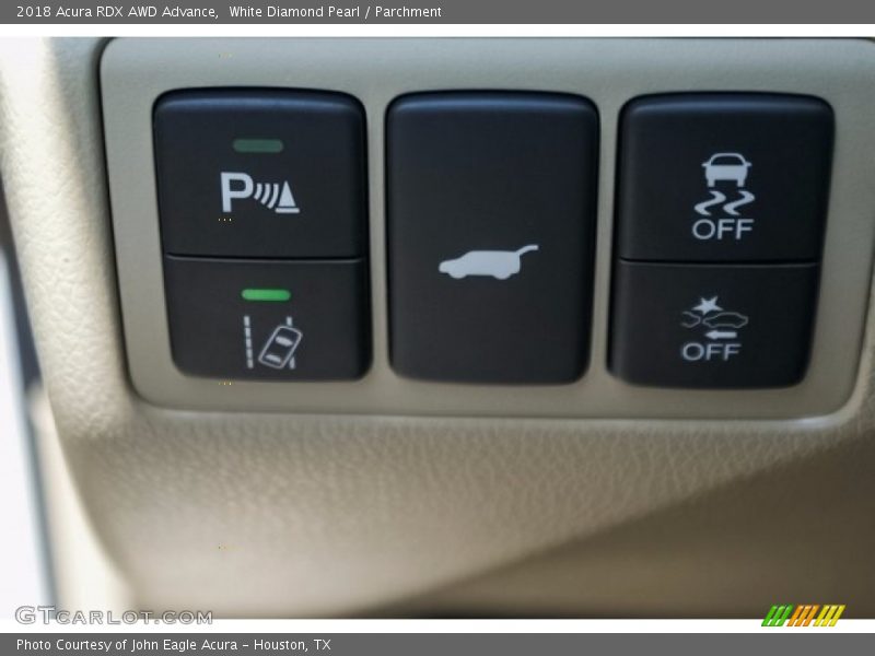 White Diamond Pearl / Parchment 2018 Acura RDX AWD Advance