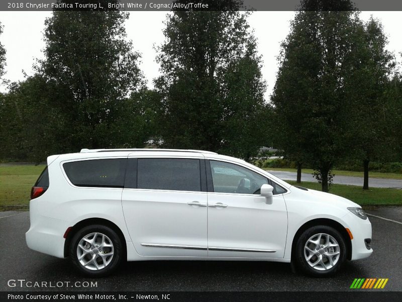 Bright White / Cognac/Alloy/Toffee 2018 Chrysler Pacifica Touring L