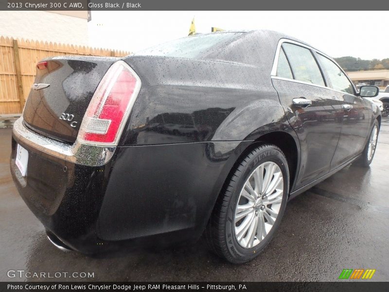 Gloss Black / Black 2013 Chrysler 300 C AWD