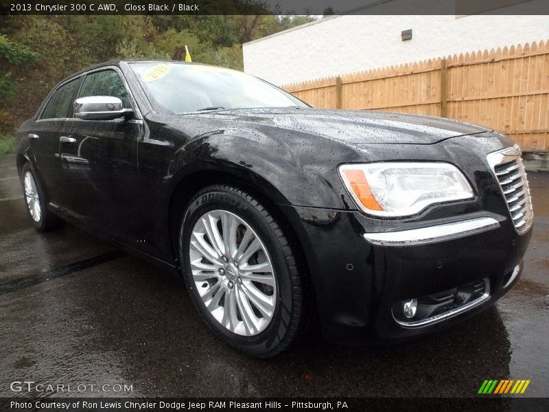 Gloss Black / Black 2013 Chrysler 300 C AWD