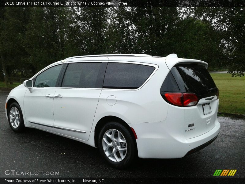 Bright White / Cognac/Alloy/Toffee 2018 Chrysler Pacifica Touring L