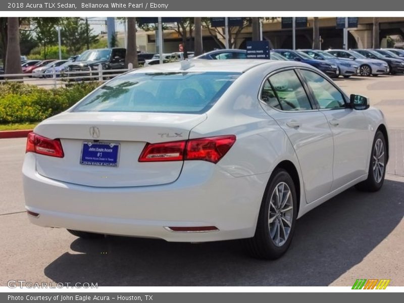 Bellanova White Pearl / Ebony 2018 Acura TLX Sedan