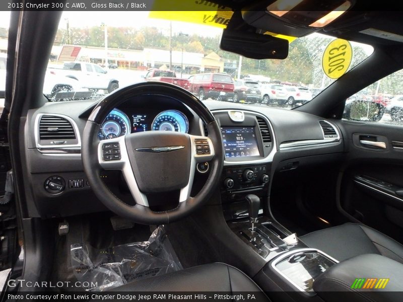 Gloss Black / Black 2013 Chrysler 300 C AWD