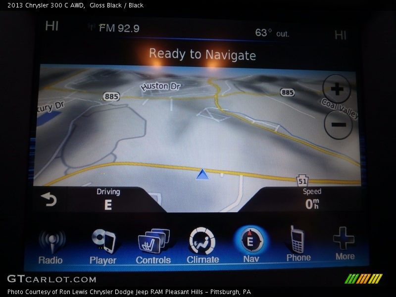 Gloss Black / Black 2013 Chrysler 300 C AWD