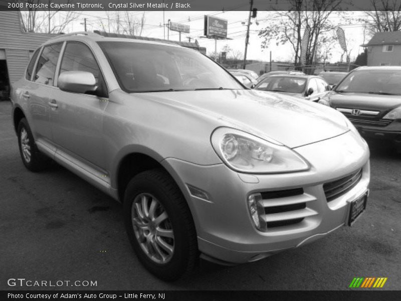 Crystal Silver Metallic / Black 2008 Porsche Cayenne Tiptronic