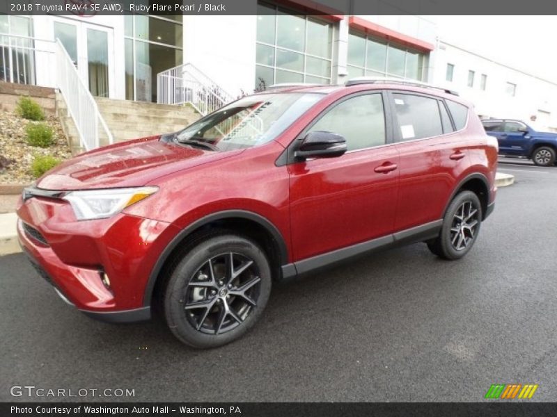  2018 RAV4 SE AWD Ruby Flare Pearl