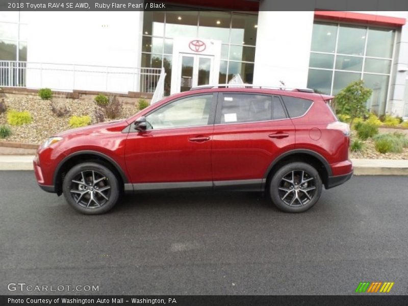  2018 RAV4 SE AWD Ruby Flare Pearl