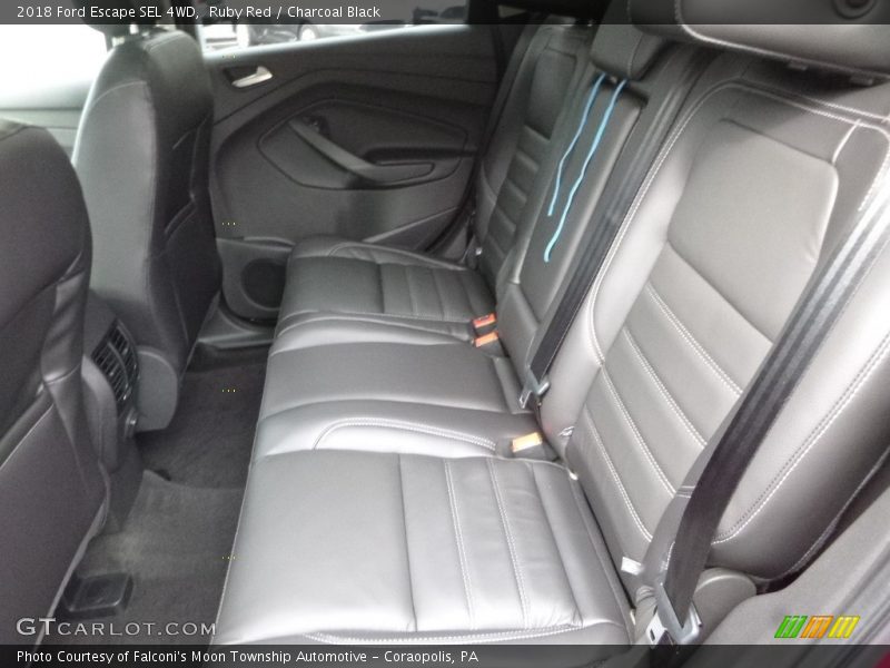 Ruby Red / Charcoal Black 2018 Ford Escape SEL 4WD