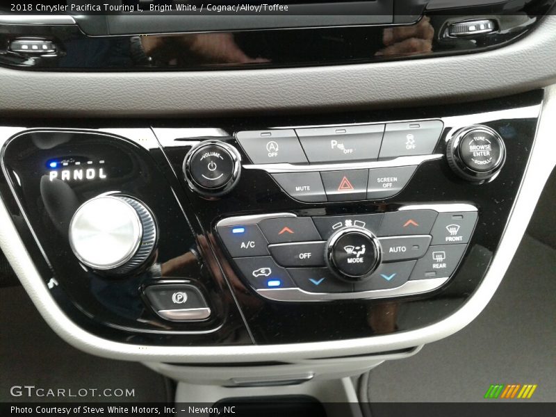 Bright White / Cognac/Alloy/Toffee 2018 Chrysler Pacifica Touring L