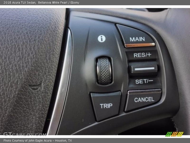 Bellanova White Pearl / Ebony 2018 Acura TLX Sedan