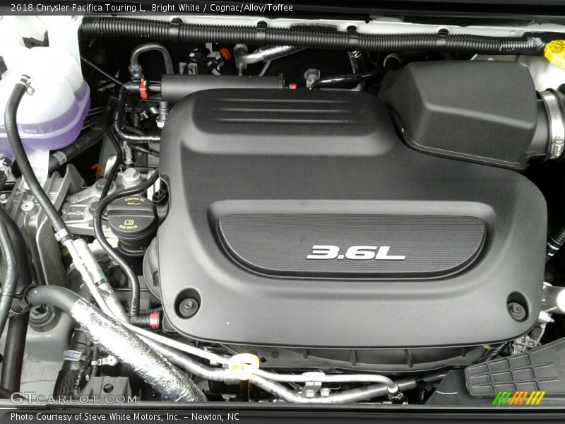 Bright White / Cognac/Alloy/Toffee 2018 Chrysler Pacifica Touring L