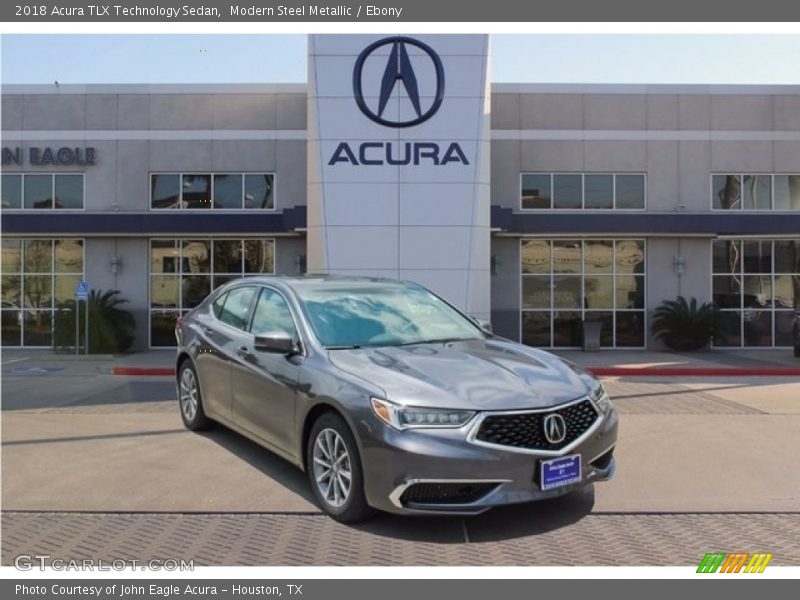 Modern Steel Metallic / Ebony 2018 Acura TLX Technology Sedan