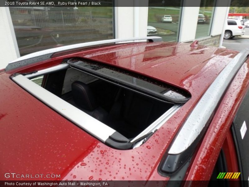 Sunroof of 2018 RAV4 SE AWD