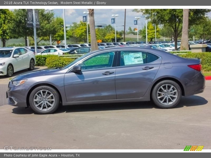 Modern Steel Metallic / Ebony 2018 Acura TLX Technology Sedan