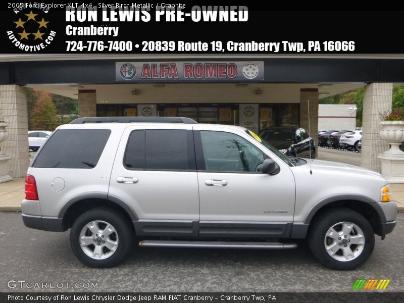 Silver Birch Metallic / Graphite 2005 Ford Explorer XLT 4x4
