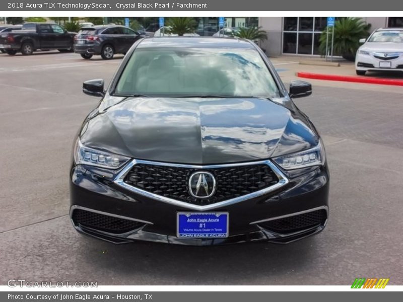 Crystal Black Pearl / Parchment 2018 Acura TLX Technology Sedan
