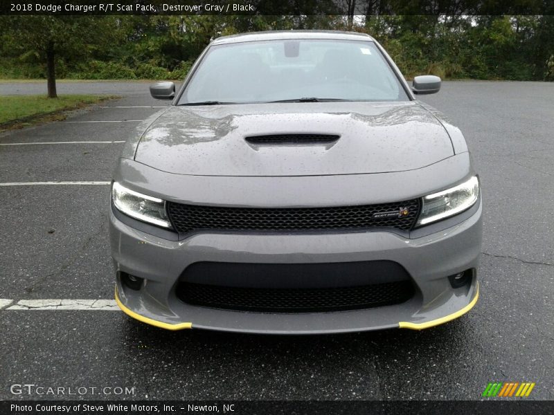 Destroyer Gray / Black 2018 Dodge Charger R/T Scat Pack