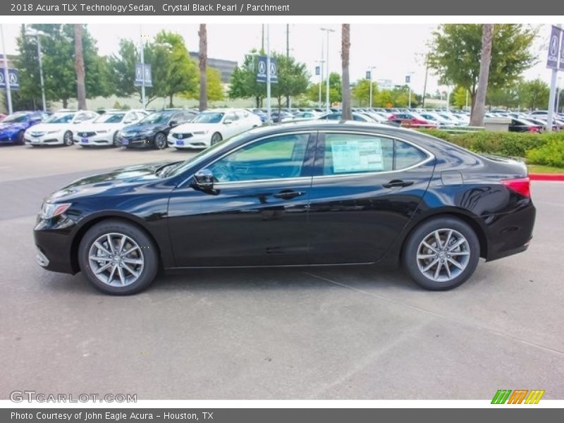 Crystal Black Pearl / Parchment 2018 Acura TLX Technology Sedan