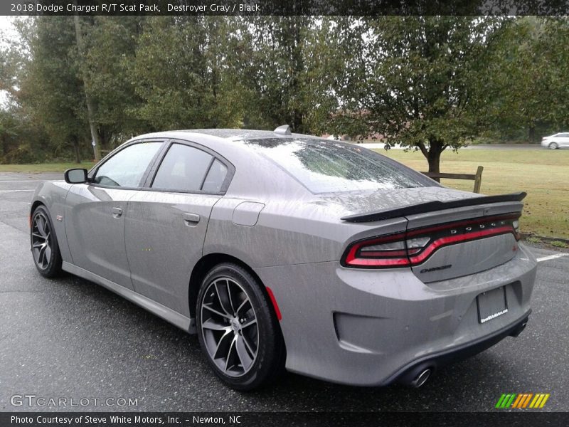 Destroyer Gray / Black 2018 Dodge Charger R/T Scat Pack