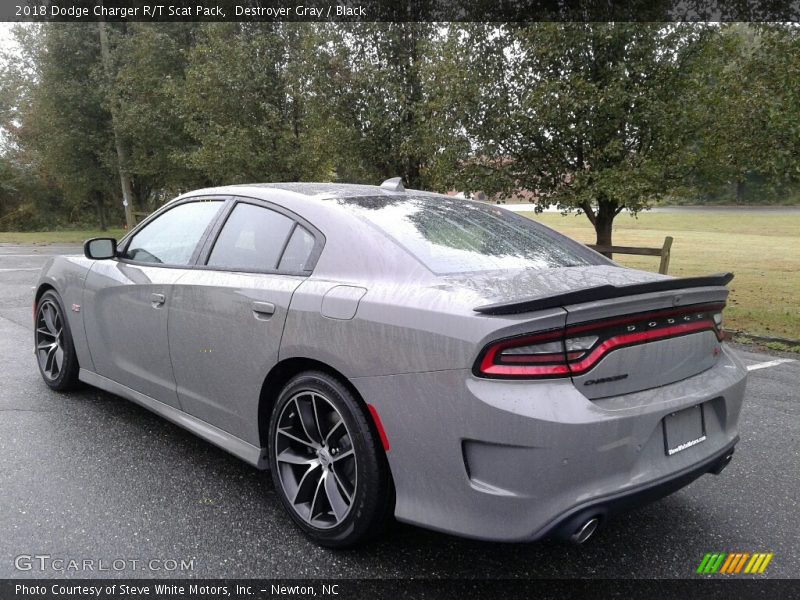 Destroyer Gray / Black 2018 Dodge Charger R/T Scat Pack