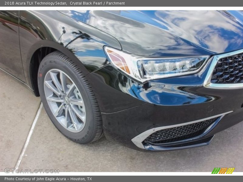 Crystal Black Pearl / Parchment 2018 Acura TLX Technology Sedan