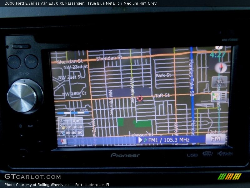 True Blue Metallic / Medium Flint Grey 2006 Ford E Series Van E350 XL Passenger
