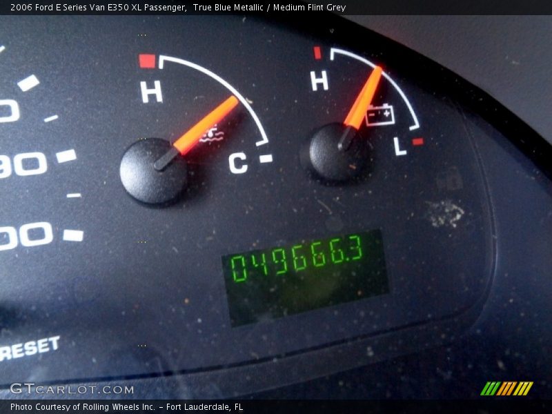 True Blue Metallic / Medium Flint Grey 2006 Ford E Series Van E350 XL Passenger