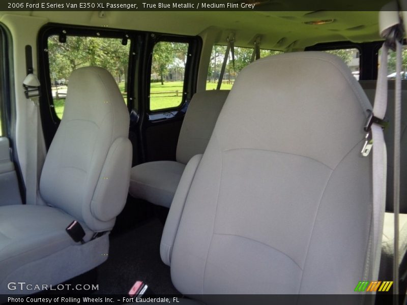 True Blue Metallic / Medium Flint Grey 2006 Ford E Series Van E350 XL Passenger