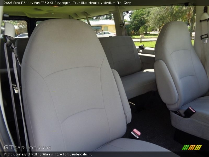 True Blue Metallic / Medium Flint Grey 2006 Ford E Series Van E350 XL Passenger
