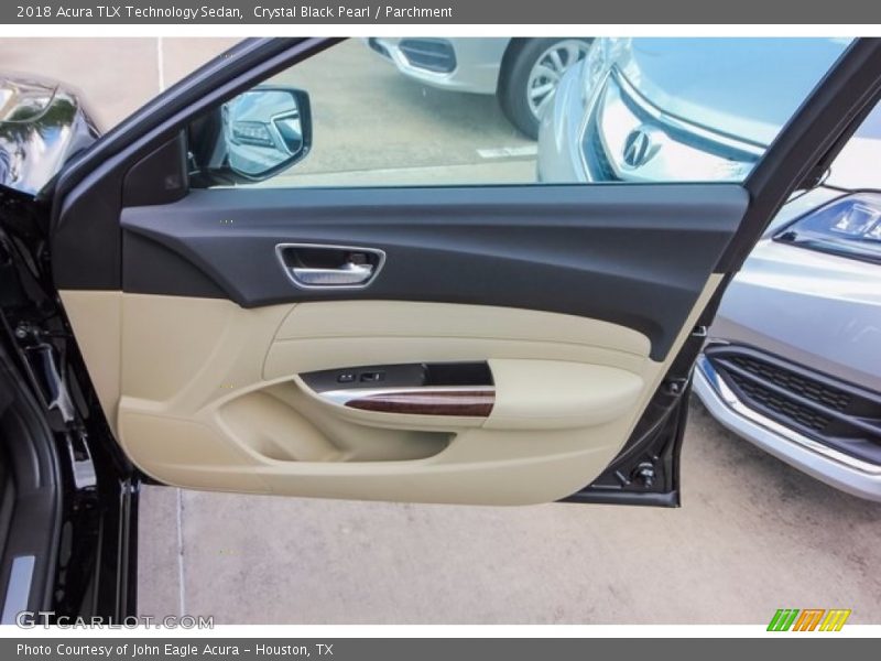 Crystal Black Pearl / Parchment 2018 Acura TLX Technology Sedan
