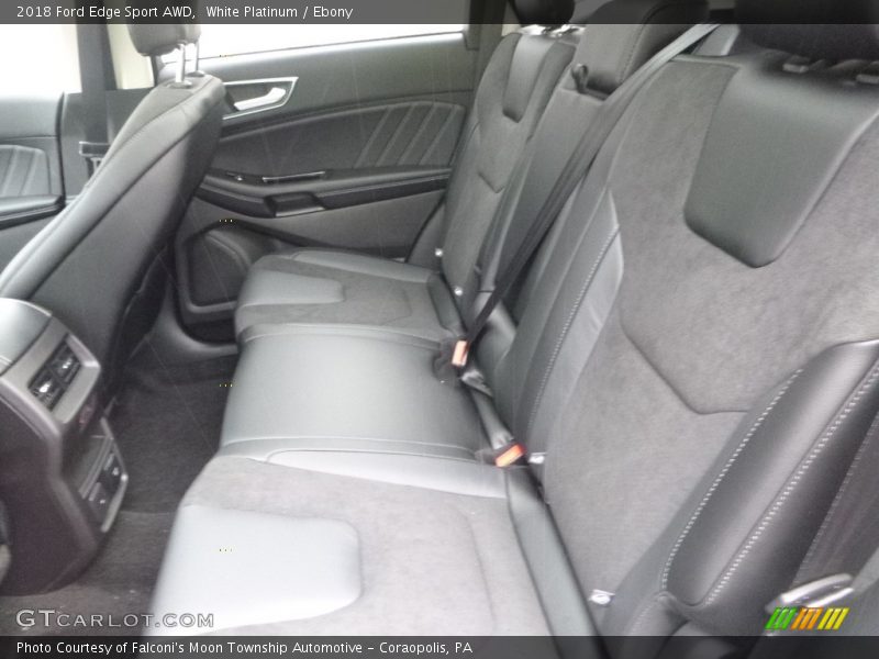 Rear Seat of 2018 Edge Sport AWD