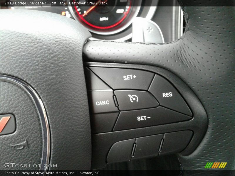 Destroyer Gray / Black 2018 Dodge Charger R/T Scat Pack
