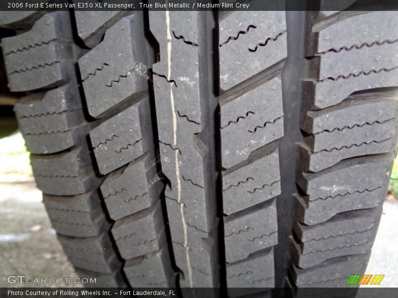 True Blue Metallic / Medium Flint Grey 2006 Ford E Series Van E350 XL Passenger