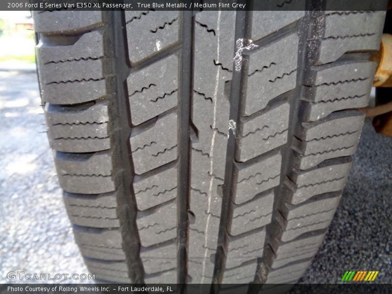 True Blue Metallic / Medium Flint Grey 2006 Ford E Series Van E350 XL Passenger