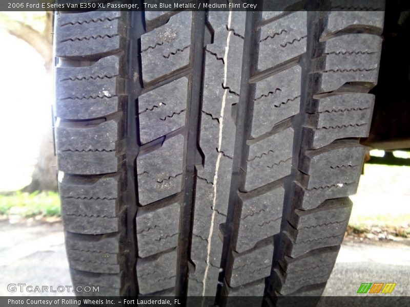 True Blue Metallic / Medium Flint Grey 2006 Ford E Series Van E350 XL Passenger