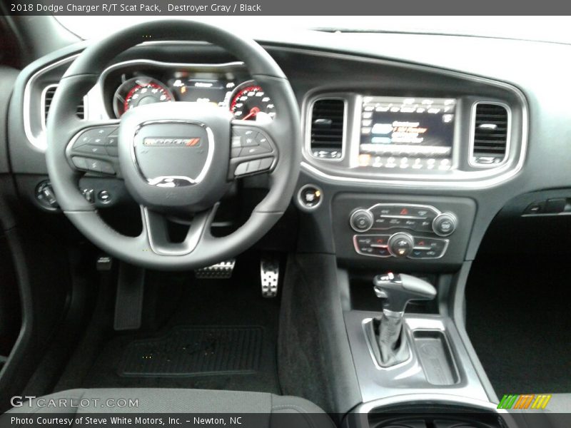 Destroyer Gray / Black 2018 Dodge Charger R/T Scat Pack