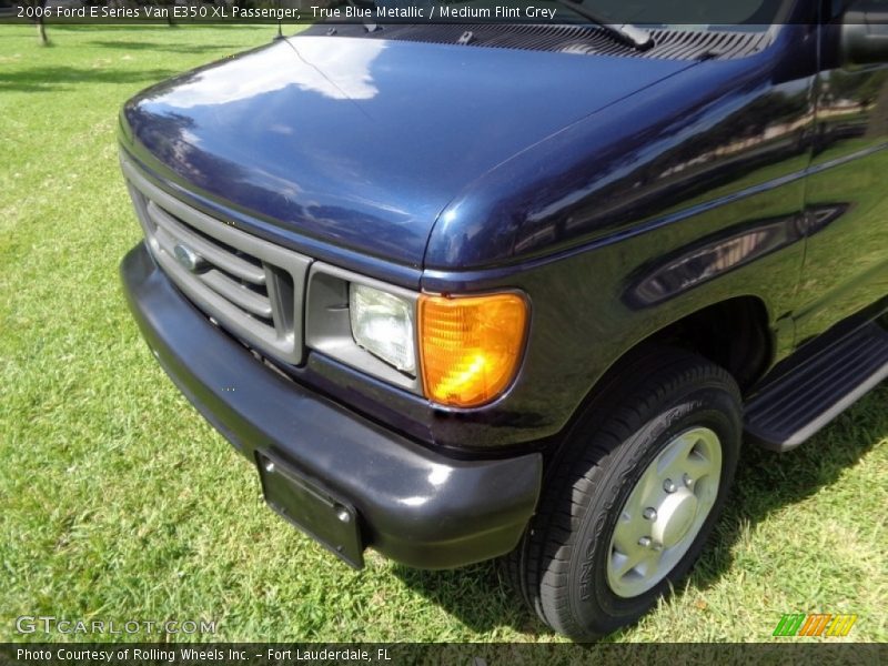 True Blue Metallic / Medium Flint Grey 2006 Ford E Series Van E350 XL Passenger