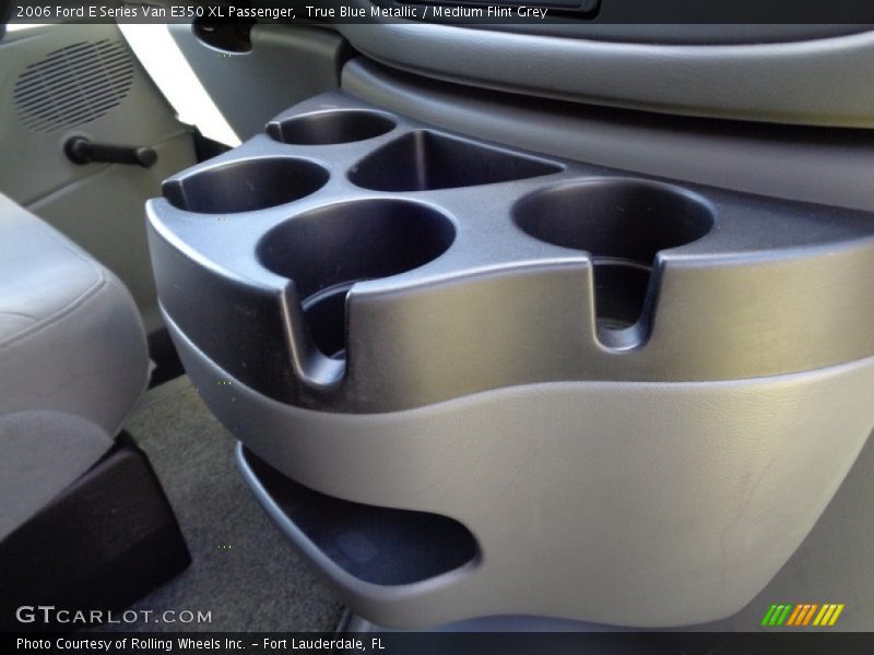 True Blue Metallic / Medium Flint Grey 2006 Ford E Series Van E350 XL Passenger