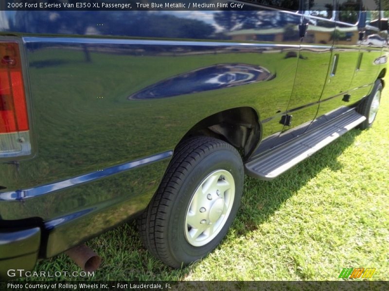 True Blue Metallic / Medium Flint Grey 2006 Ford E Series Van E350 XL Passenger