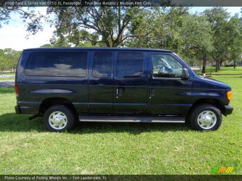 True Blue Metallic / Medium Flint Grey 2006 Ford E Series Van E350 XL Passenger