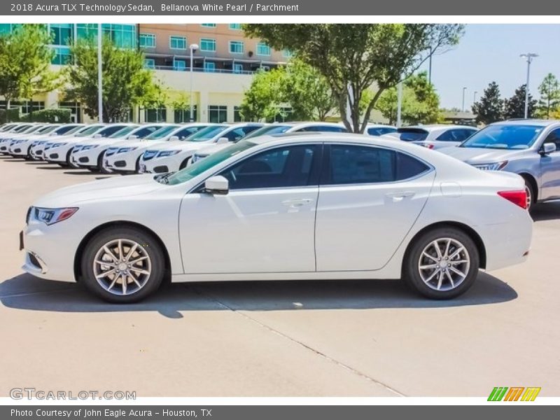 Bellanova White Pearl / Parchment 2018 Acura TLX Technology Sedan